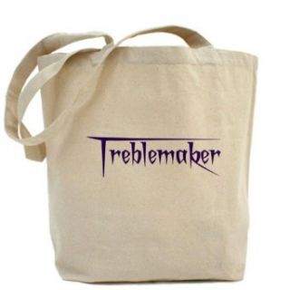 Treblemaker   Purple Music Tote Bag by  Clothing