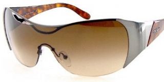 New Prada Sunglasses SPR 53G 5AV 2Z1 Side Logo Tortoise/Gunmetal Frame Gradient Brown Shades Size 01 35 125 Clothing