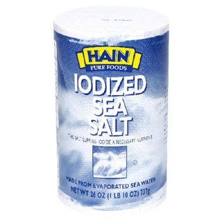 Hain Iodized Sea Salt, 4 oz Health & Personal Care