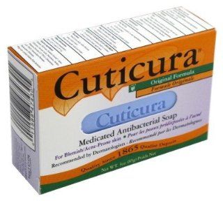 Cuticura Original Medicated Soap Bar 3oz Box (3 Pack)  Bath Soaps  Beauty