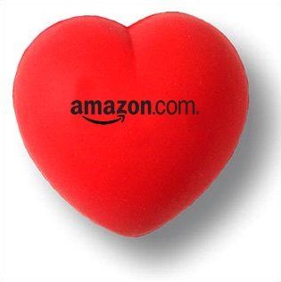 Squishy Red Heart Stress Ball with  Logo 