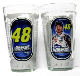 NASCAR DRIVER #48 JIMMIE JOHNSON GLASS MADE 15oz MIXER MUG  Other Products  