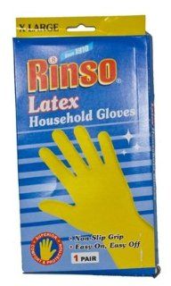 Rinso Extra Large Household Latex Gloves, 5 Pack  