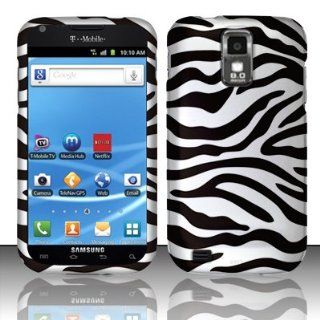 Samsung Hercules T989 Galaxy S2 Case (T Mobile) Exquisite WhitenBlack Zebra Hard Cover Protector with Free Car Charger + Gift Box By Tech Accessories Cell Phones & Accessories