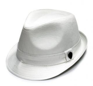 City Hunter Men's Cotton Fedora Hat at  Mens Clothing store Fedoras For Men