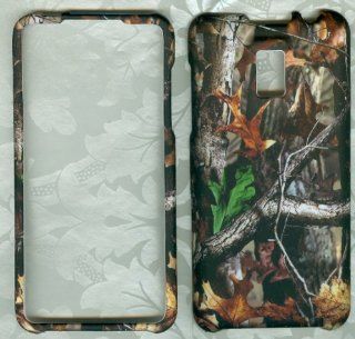 LG Optimus 2x P990/ G2x P999 T Mobile Phone case Cover snap on hard rubberized faceplate protector CAMOUFLAGE HUNTER MOSSY OAK ADVANTAGE TREE Cell Phones & Accessories