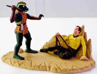 1996   Paramount   Applause Inc   Star Trek   Arena Miniature (James T. Kirk vs Gorn)   Stardate 3045.6   Arena Miniature Sculpture   Numbered #993 of 7500 Produced   Very Rare   Limited Edition   Collectible Toys & Games