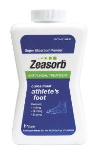 Zeasorb Antifungal Treatment Powder, Athletes Foot, 2.5oz Health & Personal Care