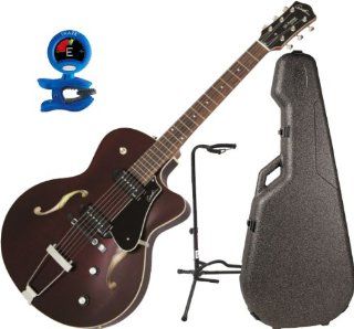 Godin 033560 CW Kingpin II 2P90 Burgundy Guitar w/TRIC Case, Stand, and Tuner Musical Instruments