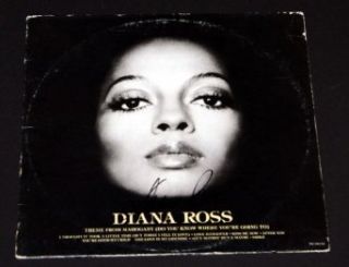 The Supremes Diana Ross Signed Autographed Album cover Diana Ross Entertainment Collectibles