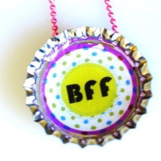 BFF Necklace   Bottle Cap BFF Jewelry Pendant Necklaces Jewelry