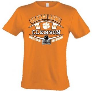 Clemson University Tigers 2012 Orange Bowl LONG SLEEVE Tee Shirt (Large) Clothing