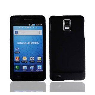 For At&t Samsung Infuse 4g I997 Accessory   Black Hard Case Protector Cover + Free Lf Style Pen Cell Phones & Accessories