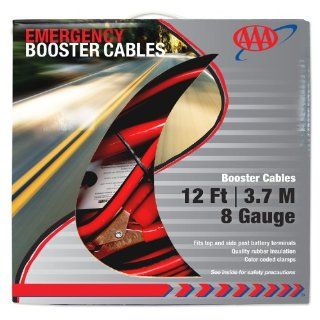 AAA 4324AAA Medium Duty 12' 8 Gauge Booster Cable Automotive