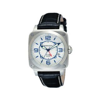 Torgoen Swiss Ladies Analogue Watch T15502 with GMT and Black Italian Leather Strap at  Women's Watch store.