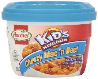 Kid's Kitchen Microwave Cup Cheezy Mac and Beef, 7.5 Ounce (Pack of 12)  Macaroni And Cheese  Grocery & Gourmet Food