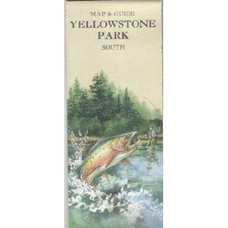 Yellowstone Park South Map & Guide AAA Recreational Maps Books