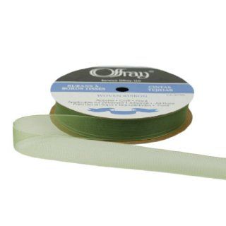 Offray Paradise/Sheer Delight Craft Ribbon, 5/8 Inch Wide by 20 Yard Spool, Basil