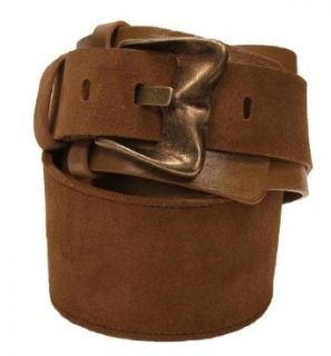 D&G Womens Belt Brown Leather, 85, Brown Apparel Belts