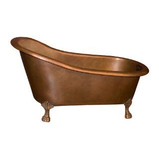 Barclay COTSN55 SAC AC Oreana Copper Slipper Tub In Smooth Antique C   Clawfoot Bathtubs