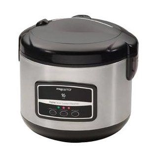 Presto 16 Cup Digital Stainless Steel Rice Cooker/Steamer   Stainless Steel by NATIONAL PRESTO INDISTRIES  