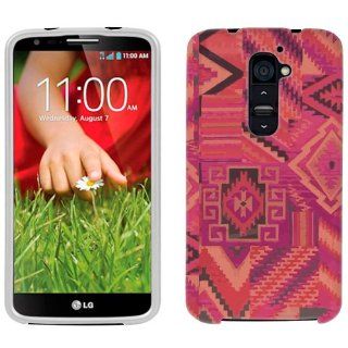 LG G2 Aztec Pink Tribal Pattern Phone Case Cover Cell Phones & Accessories