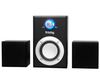 Frisby 1000 Watt 3 Pc Amplified Subwoofer Computer  Cd Laptop Speakers Computers & Accessories