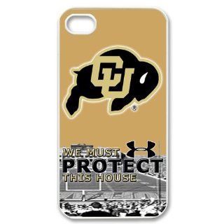 NCAA We Must Protect This House Colorado Buffaloes Custom iPhone 4 4S Cases Cover Cell Phones & Accessories