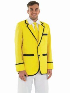 Holiday Entertainer (Male)   Yellow Coat   Adult Fancy Dress Costume Toys & Games