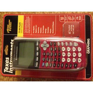 Texas Instruments TI 84 Plus Silver Edition Graphing Calculator, Pink  Electronics