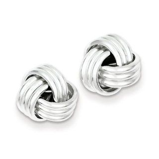 Sterling Silver Twisted Knot Post Earrings Stud Earrings Jewelry
