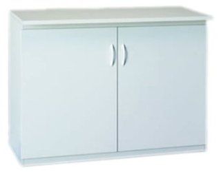 Do+Able Products Two Door Base Cabinet and Workbench, White #12210   Cabinet Door Organizer Shelves