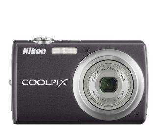Nikon Coolpix S220 10MP Digital Camera with 3x Optical Zoom and 2.5 inch LCD (Graphite Black)  Point And Shoot Digital Cameras  Camera & Photo