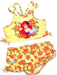 Disney Ariel Girls Two Piece Bikini Swimsuit Size 6/6x Fashion Two Piece Swimsuits Clothing