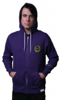 Diamond Supply Co. Crest Patch Purple Zip Hoodie Size 2XL at  Mens Clothing store