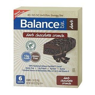 New Balance Bar Dark Chocolate Crunch 6 Bars Health & Personal Care