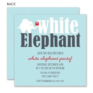 Noteworthy Collections Christmas Invitations White Elephant   Pack of 20 Health & Personal Care