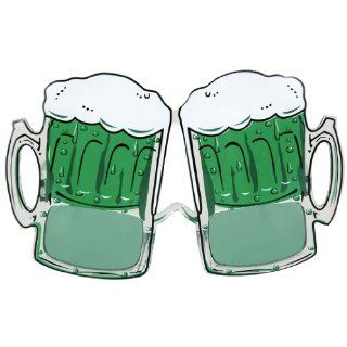 Green Beer Mug Glasses [Eyewear] Toys & Games