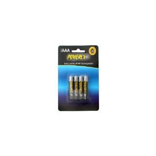 Powerex AAA 1000mAh Rechargeable NiMH Batteries   4 Batteries Per Pack Electronics