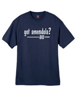 Mens Got Amendola ? Navy Blue T Shirt Size Large  Sports Fan T Shirts  Sports & Outdoors