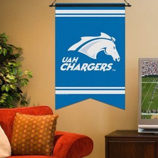 UAH Chargers 17 x 26 Premium One Sided Banner   Royal Blue/White  Sports Fan Apparel  Sports & Outdoors