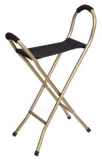 Essential Medical Supply Four leg Seat Cane Health & Personal Care