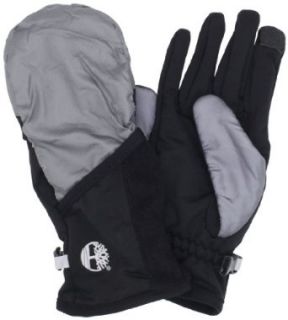 Timberland Men's Softshell Convertible Toucscreen Glove, Black, Large Clothing
