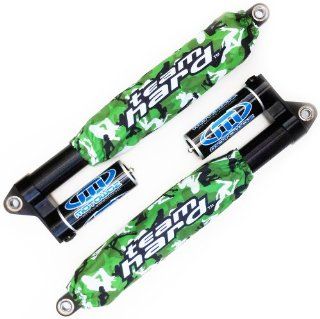 Shock Covers, Morning Wood Camo Moto Lime Green Automotive