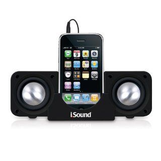 DreamGear iSound 2X Portable Speaker System for all iPods and  Players (Black)   Players & Accessories