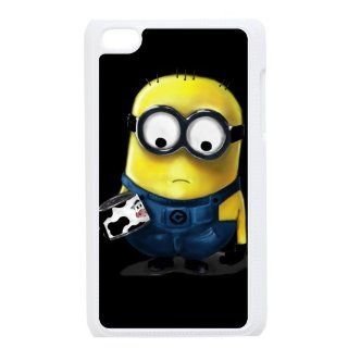 Despicable Me Custom Case for iPod Touch 4,Minions iTouch 4 Protective Cover(Black&White)   Retail Packaging Cell Phones & Accessories