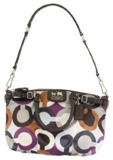Coach Madison Graphic Signature Sophia Convertiable Satchel Bag Purse Tote 18636 Multi Top Handle Handbags Clothing