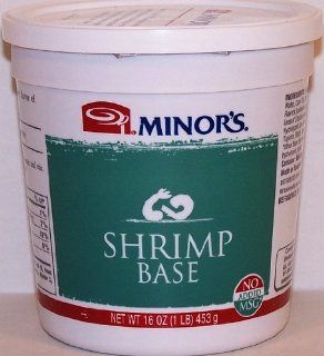 Minor's Shrimp   no added MSG   16 oz.  Shrimp Stock Base  Grocery & Gourmet Food