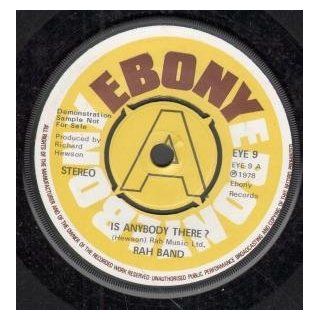 Is Anybody There 7 Inch (7" Vinyl 45) UK Ebony 1978 Music