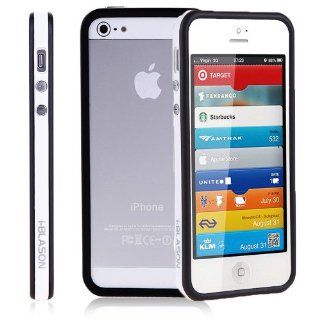 i BLASON Premium Apple New iPhone 5S / 5 Bumper Case fits all Models AT&T Sprint Verizon GSM CDMA  4G LTE 16GB 32GB 64GB for iPhone 5   Black Cell Phones & Accessories